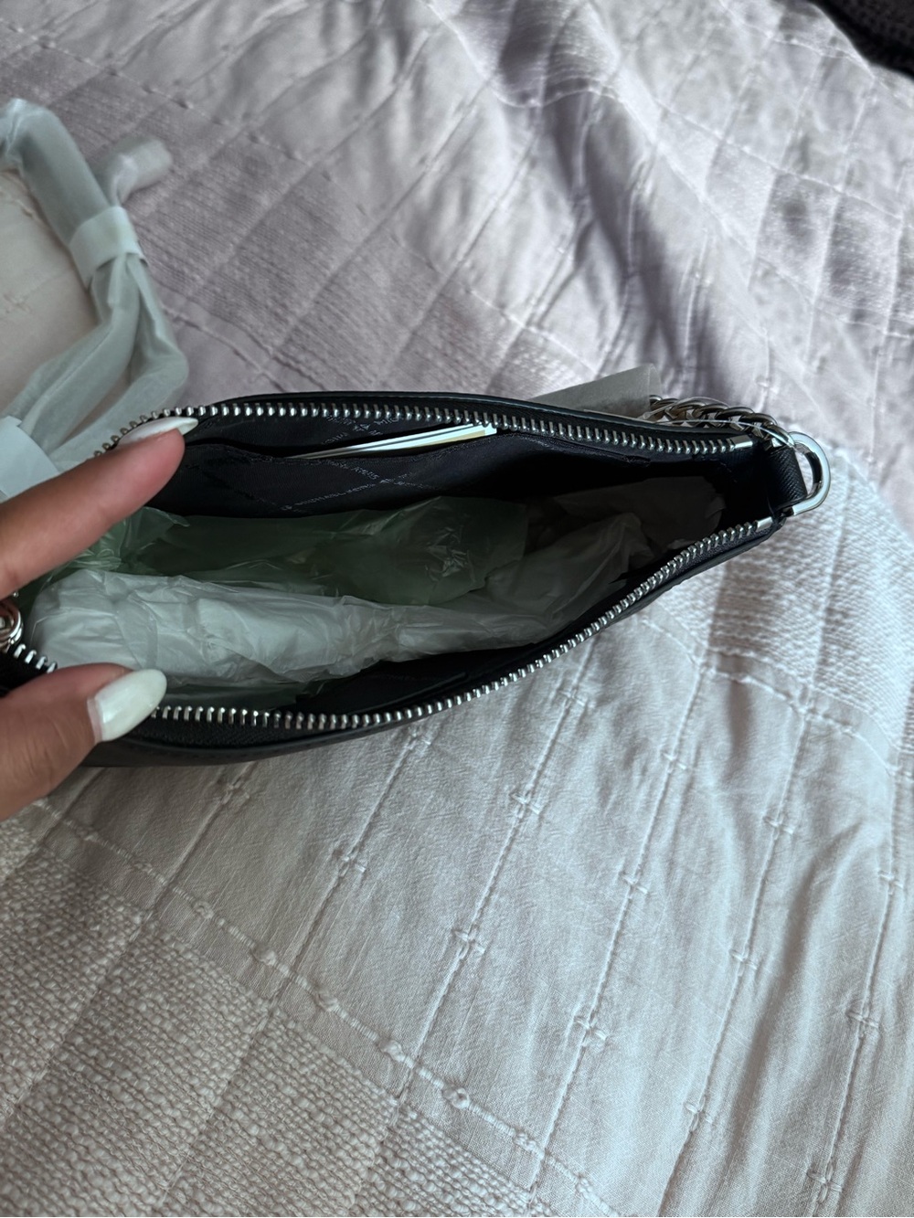 Michael Kors Black Saffiano Crossbody Belt Bag - Picture 5 of 8